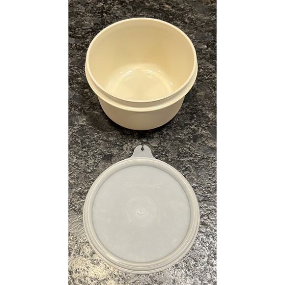 Vintage Tupperware Divided Vegetable Relish Chip & Dip Serving Tray & Lid - Picture 7 of 9